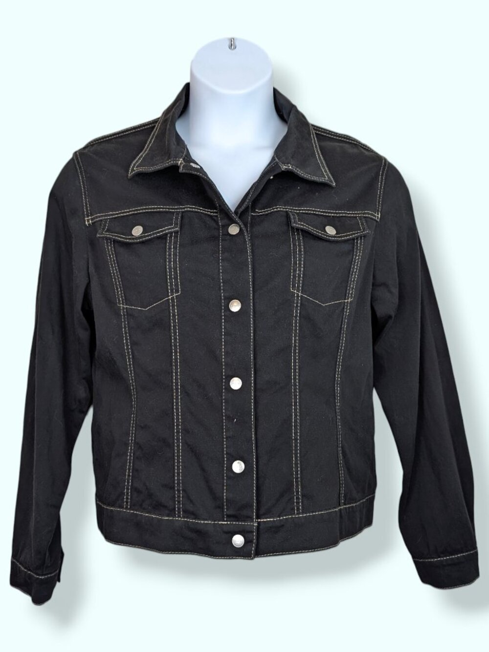 Lecomte Black Denim Jacket
